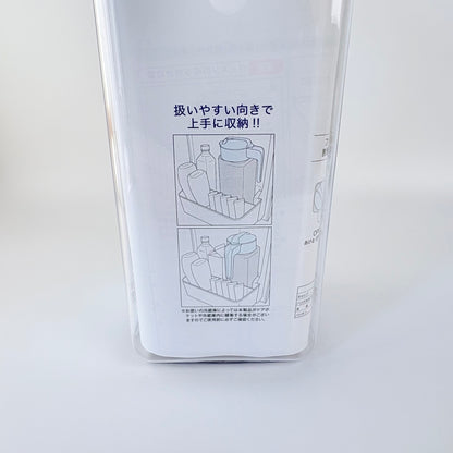 Japonská lahev na studený čaj Lustroware Square 2,1 l, bílá – Made in Japan