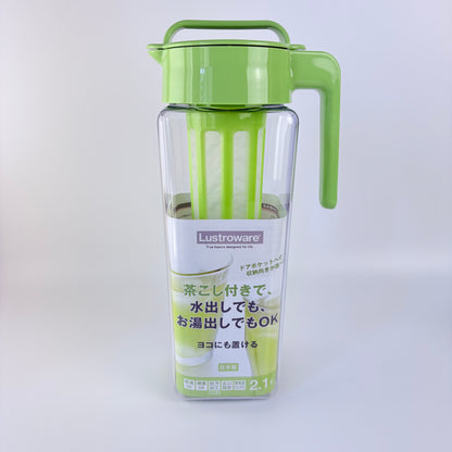 Japonská lahev na studený čaj se sítkem Lustroware 2,1 l – Made in Japan