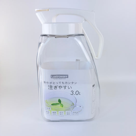 Japonská lahev na studený čaj Lustroware One Push 3,0 l – Made in Japan
