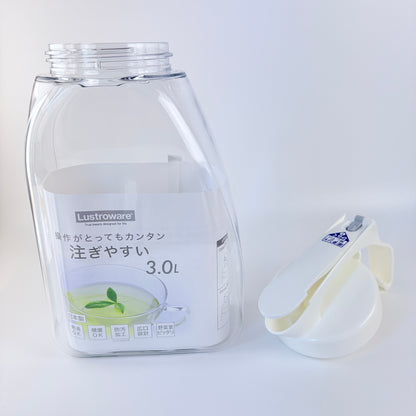 Japonská lahev na studený čaj Lustroware One Push 3,0 l – Made in Japan