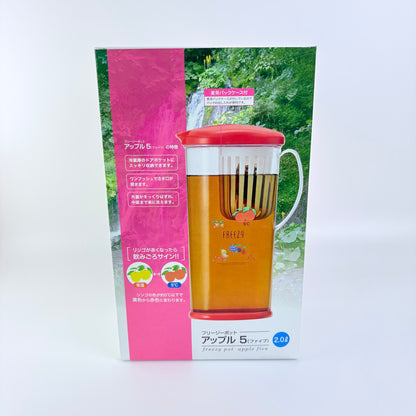Ishimaru Freezy Pot Apple 5 – nádoba na studené nápoje do lednice, 2,0 l, Made in Japan