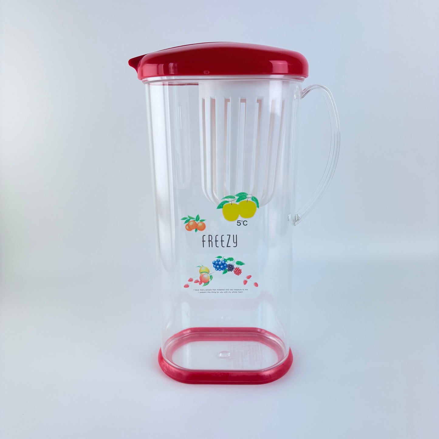 Ishimaru Freezy Pot Apple 5 – nádoba na studené nápoje do lednice, 2,0 l, Made in Japan