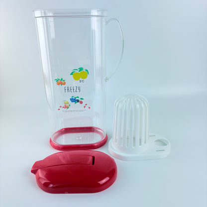 Ishimaru Freezy Pot Apple 5 – nádoba na studené nápoje do lednice, 2,0 l, Made in Japan