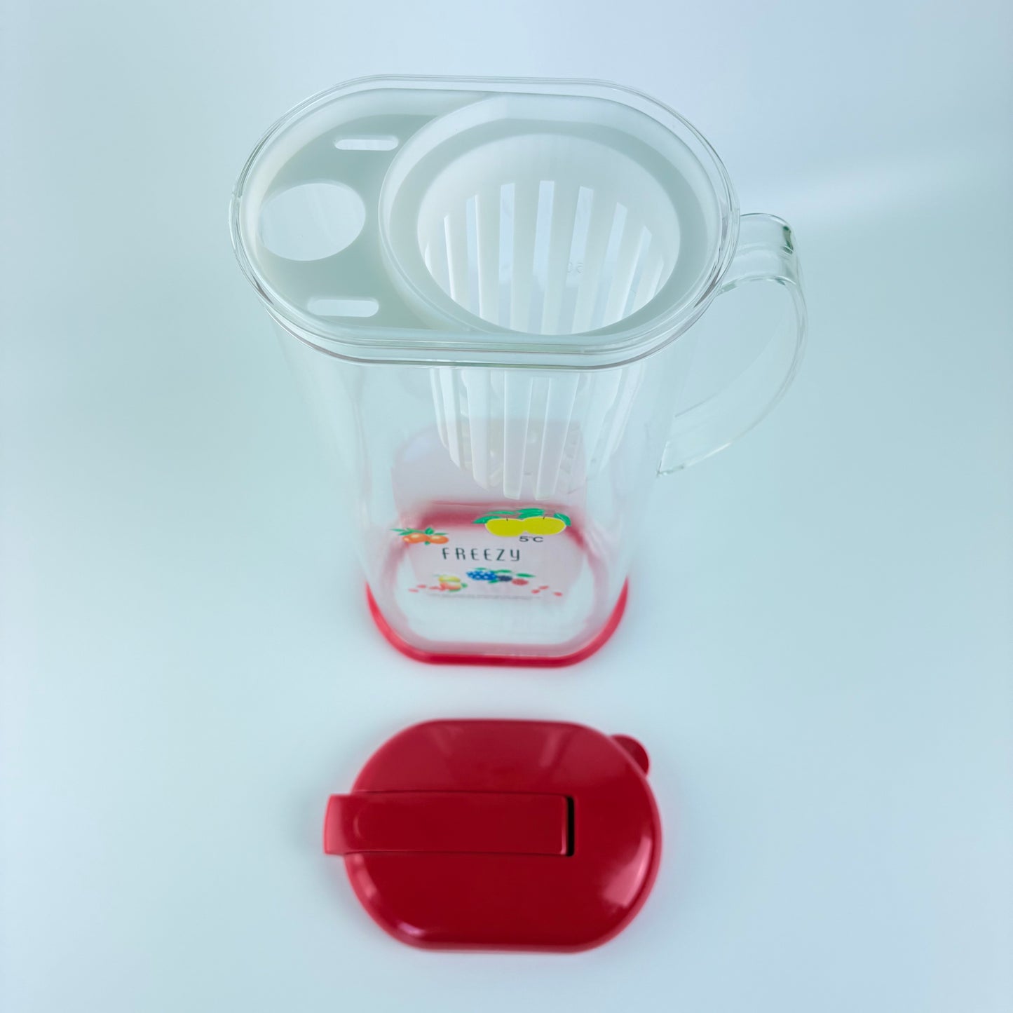 Ishimaru Freezy Pot Apple 5 – nádoba na studené nápoje do lednice, 2,0 l, Made in Japan