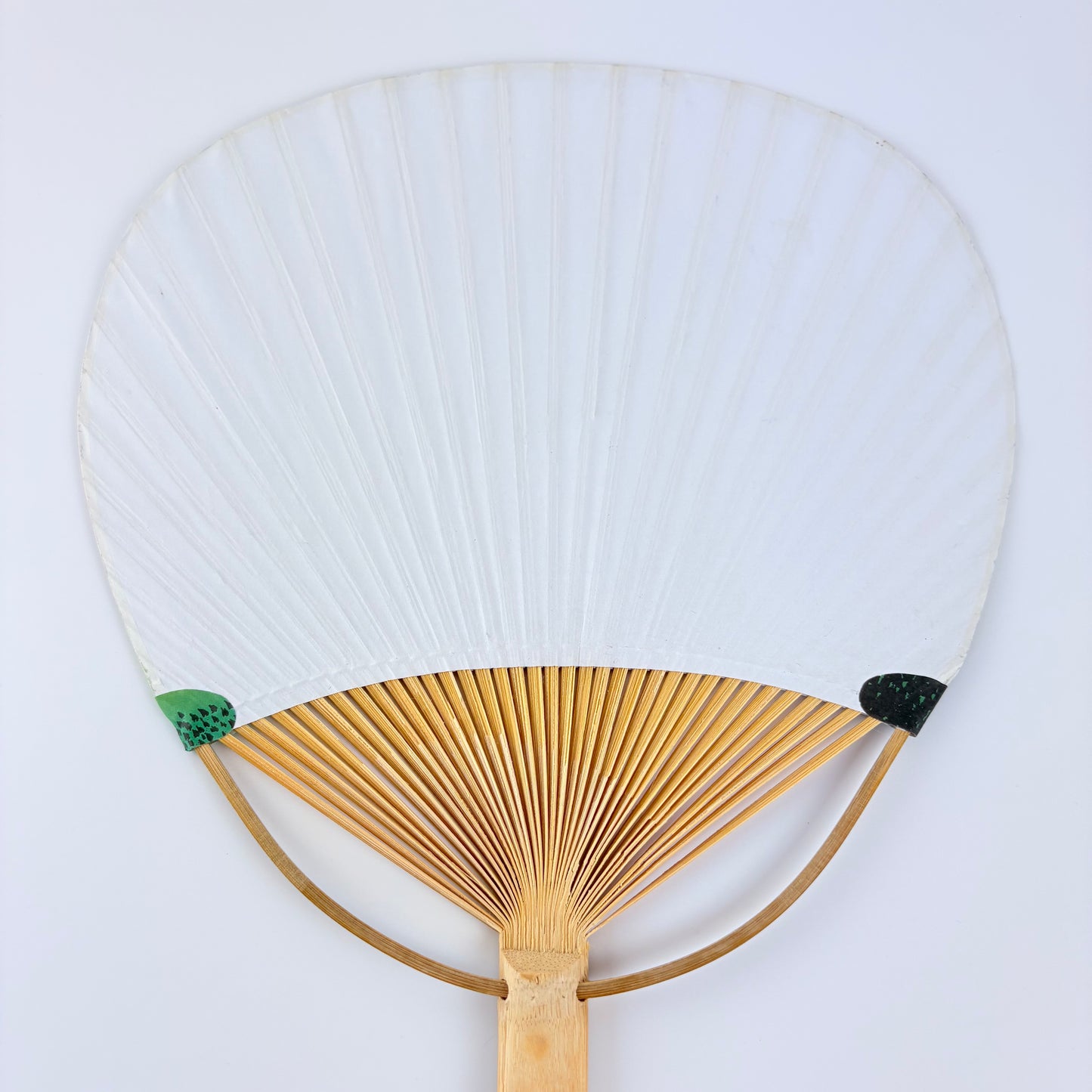 Japonský vějíř Uchiwa Red Fuji – motiv Fuji, papír a bambus