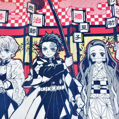 Japonské tenugui Demon Slayer – bojovníci Kimetsu no Yaiba | originál Bandai, Made in Japan