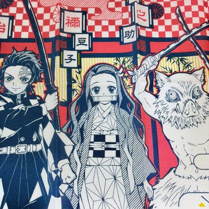 Japonské tenugui Demon Slayer – bojovníci Kimetsu no Yaiba | originál Bandai, Made in Japan
