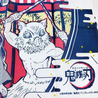 Japonské tenugui Demon Slayer – bojovníci Kimetsu no Yaiba | originál Bandai, Made in Japan