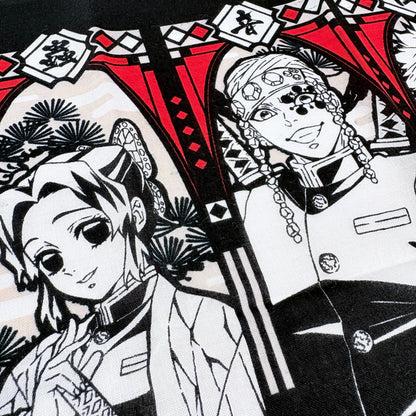 Japonské tenugui Demon Slayer – devět pilířů Hashira | originál Bandai, Made in Japan
