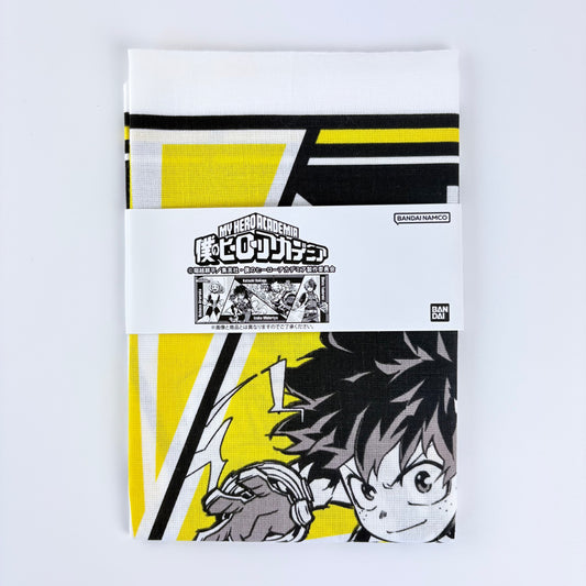 Japonské tenugui My Hero Academia – Izuku, Bakugo, Todoroki a Uraraka | originál Bandai, Made in Japan
