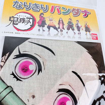 Japonský šátek Demon Slayer – Nezuko Kamado | originál Bandai, Made in Japan