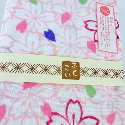 Japonské gauzové tenugui Sakura – ručník s květy sakury | Made in Japan