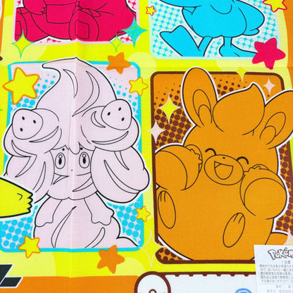 Japonský bavlněný šátek Pokémon Paldea 42 × 42 cm – Made in Japan
