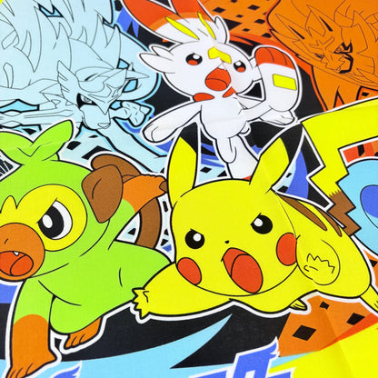 Japonský bavlněný šátek Pokémon Sword & Shield 42 × 42 cm – Made in Japan