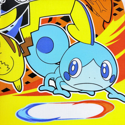 Japonský bavlněný šátek Pokémon Sword & Shield 42 × 42 cm – Made in Japan