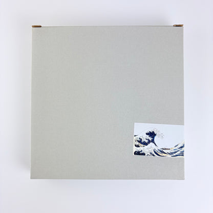 Talíř Velká vlna a Fuji, bílý, 20 cm – Made in Japan