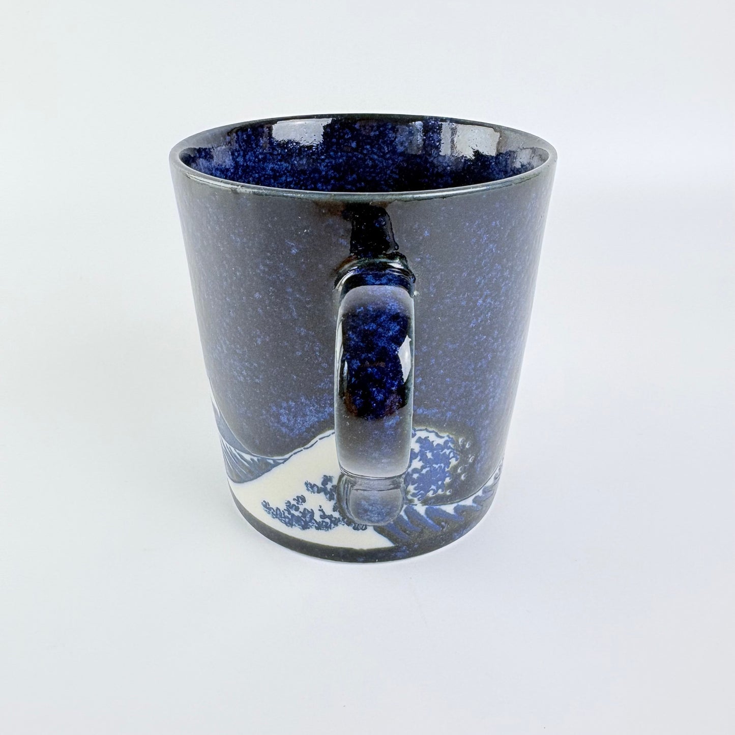 Hrnek Velká vlna a Fuji, Indigo 300 ml – Made in Japan