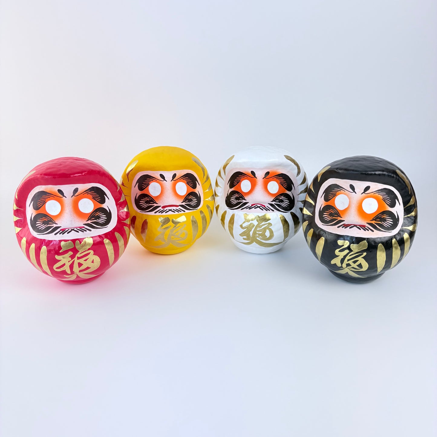 Japanische Daruma 12 cm | Made in Japan | 4 Farbvarianten