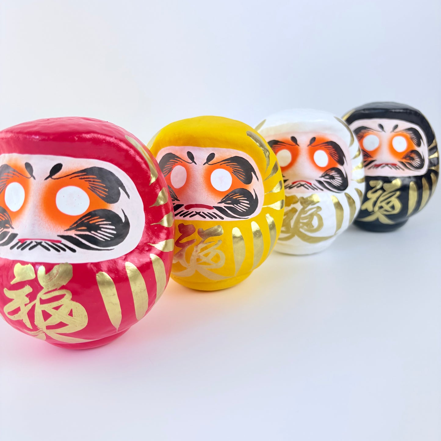 Japanische Daruma 12 cm | Made in Japan | 4 Farbvarianten