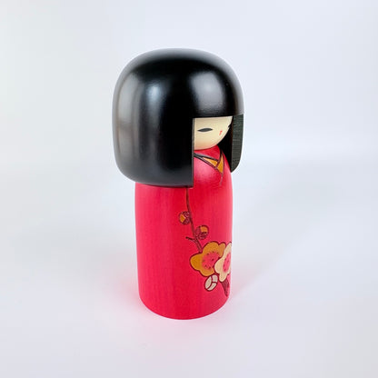 Autorská kokeshi Ume – Květy japonské švestky | Usaburo | Made in Japan