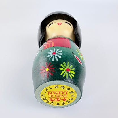 Autorská kokeshi Hanafubuki – Květinová vánice | Made in Japan
