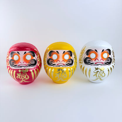 Japanische Daruma-Puppe 15 cm – 3 Farbvarianten | Made in Japan