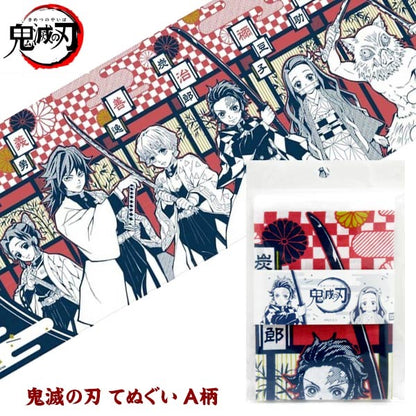Japonské tenugui Demon Slayer – bojovníci Kimetsu no Yaiba | originál Bandai, Made in Japan