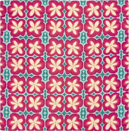 Furoshiki Blue Floral 100×100 cm – japonský šátek na balení dárků | Made in Japan