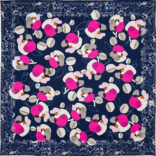 Furoshiki Tsubaki Con 100×100 cm – japonský šátek na balení dárků | Made in Japan