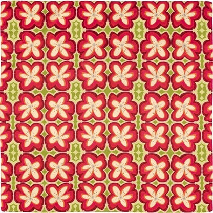 Furoshiki Green Floral 100×100 cm – japonský šátek na balení dárků | Made in Japan