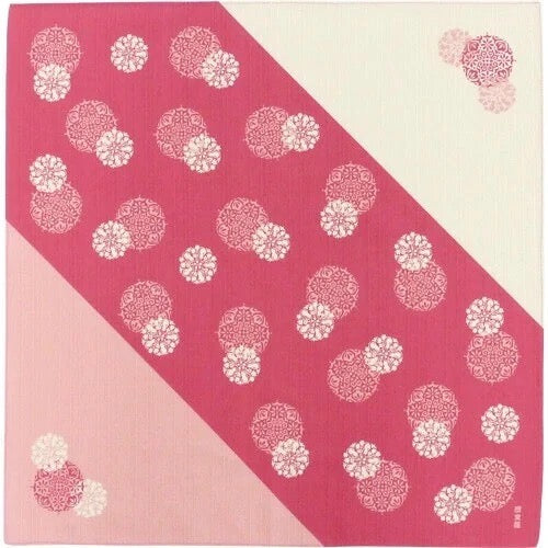 Furoshiki Yumehana Pink 50 × 50 cm | Made in Japan