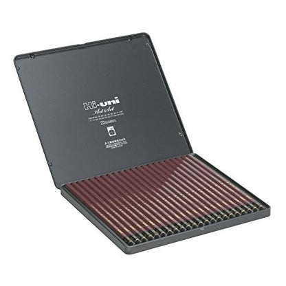 Grafitové tužky Mitsubishi Hi-uni Art Set 22 Degrees - Made in Japan | 22 ks