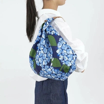 Voděodolné furoshiki Natsu-Shizuku 70 × 70 cm / polyester / Made in Japan – Kyoto