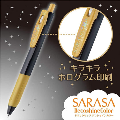Gelová pera ZEBRA SARASA Clip Decoshine Color 10 ks 0,5 mm | Made in Japan