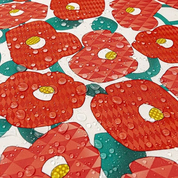 Voděodolné furoshiki Tsubaki 70 × 70 cm / polyester / Made in Japan – Kyoto