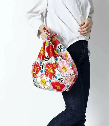 Voděodolné furoshiki Hana 70 × 70 cm / polyester / Made in Japan – Kyoto