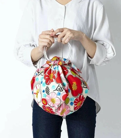 Voděodolné furoshiki Hana 70 × 70 cm / polyester / Made in Japan – Kyoto