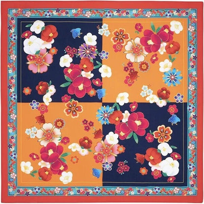 Furoshiki Fashion květiny 65 × 65 cm / polyester / Made in Japan – Kyoto