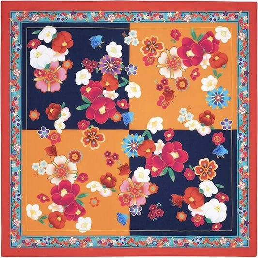 Furoshiki Fashion květiny 65 × 65 cm / polyester / Made in Japan – Kyoto