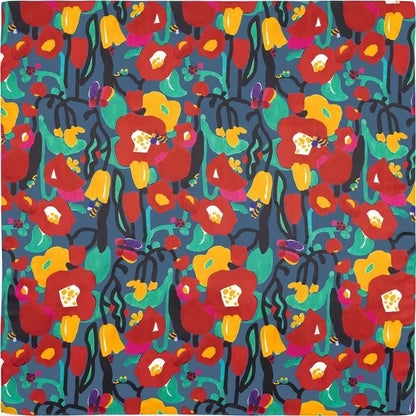 Voděodolné furoshiki Botanica 100 × 100 cm / polyester / Made in Japan – Kyoto