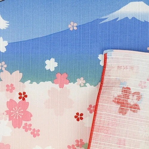 Furoshiki Sakura, Fuji a pagoda 50 × 50 cm / bavlna / Made in Japan