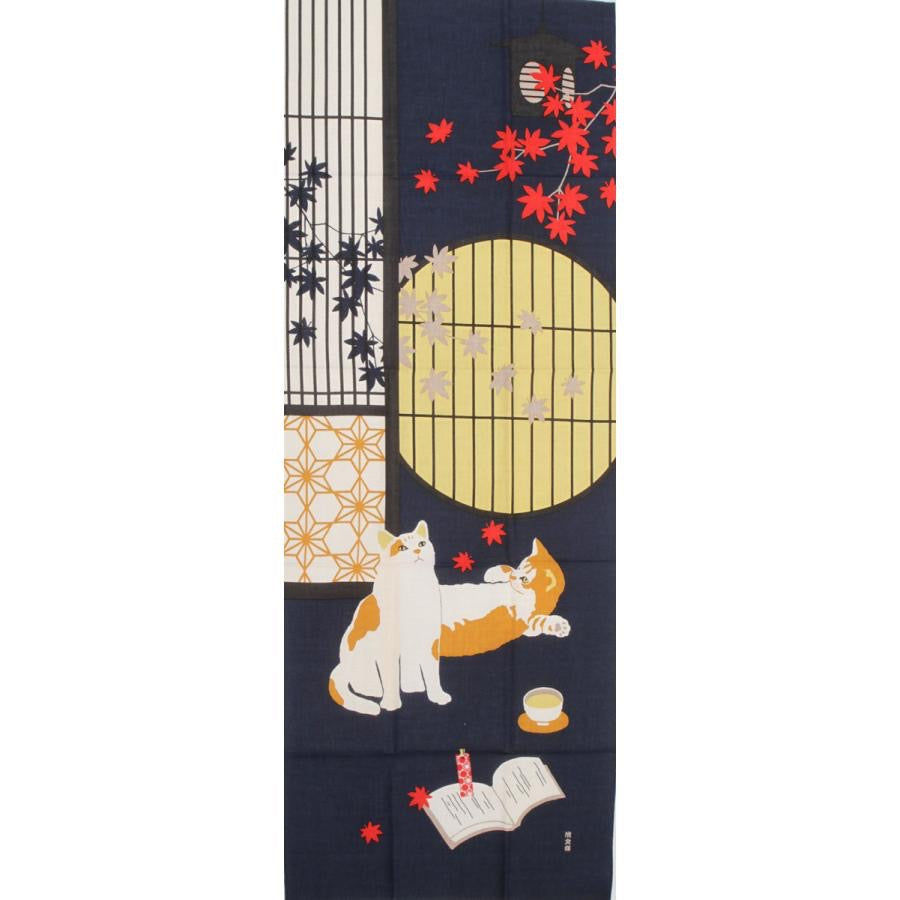 Japonské tenugui Aki no Yonaga – Dlouhý podzimní večer | Made in Japan