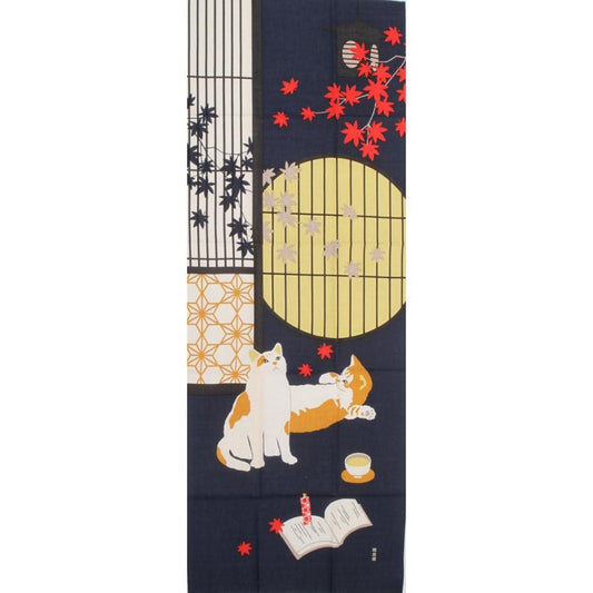 Japonské tenugui Aki no Yonaga – Dlouhý podzimní večer | Made in Japan
