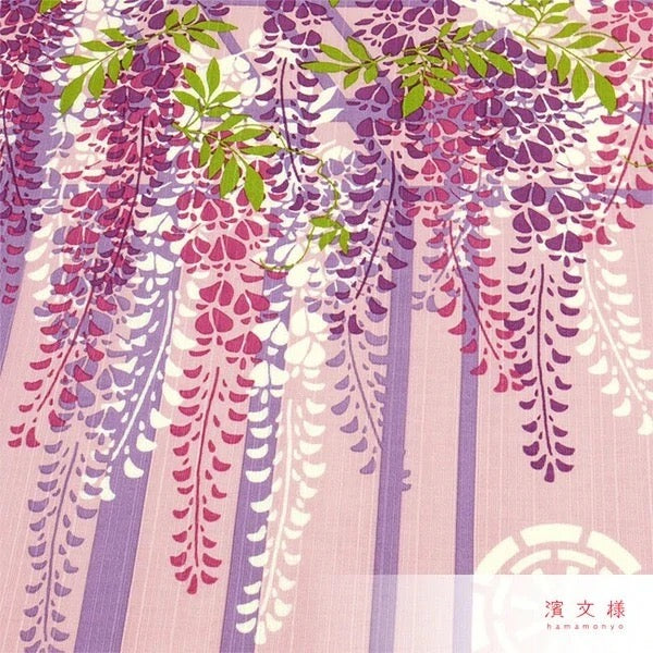 Furoshiki Colorful Wisteria 50 × 50 cm | Made in Japan