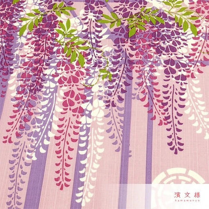 Furoshiki Colorful Wisteria 50 × 50 cm | Made in Japan