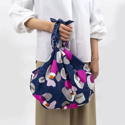 Furoshiki Tsubaki Con 100×100 cm – japonský šátek na balení dárků | Made in Japan