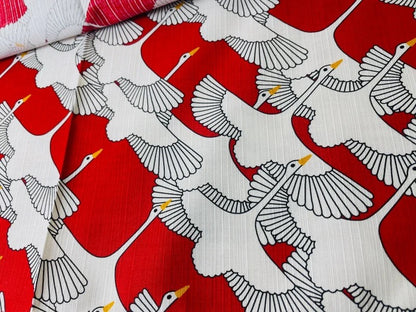 Furoshiki Kofu Shukuzuru Red 50 × 50 cm | Made in Japan