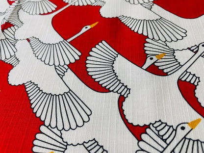 Furoshiki Kofu Shukuzuru Red 50 × 50 cm | Made in Japan