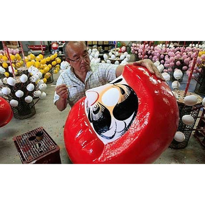 Japonský Daruma 24 cm – červený | Made in Japan