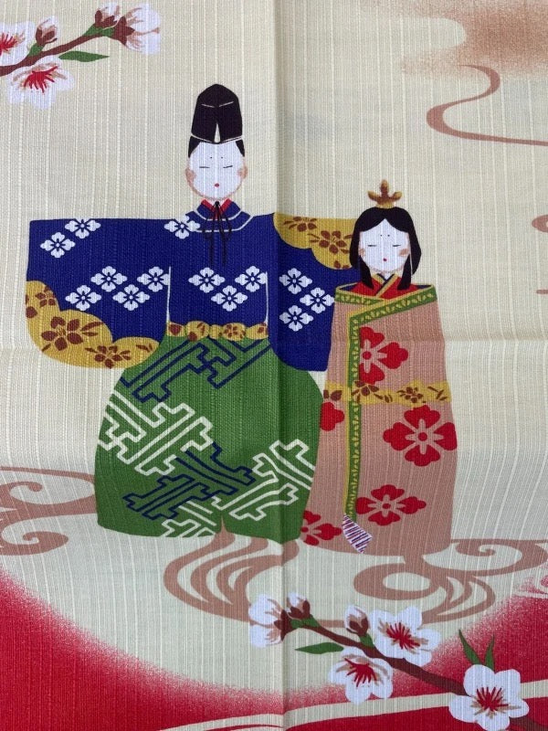 Furoshiki Uralaka Ohinasama 50 × 50 cm | Made in Japan